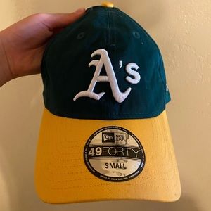 A’s New Era 49Forty Cap
Size Small